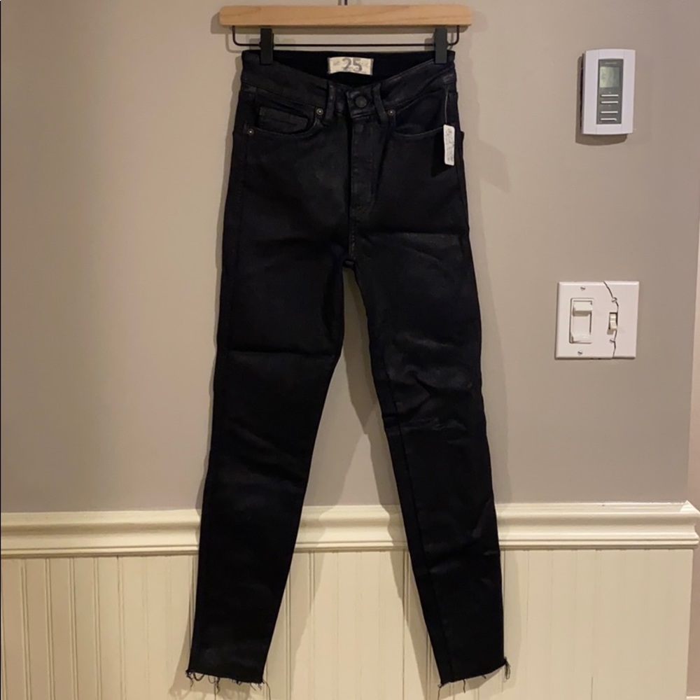 Free People Coated Skinny Jeans